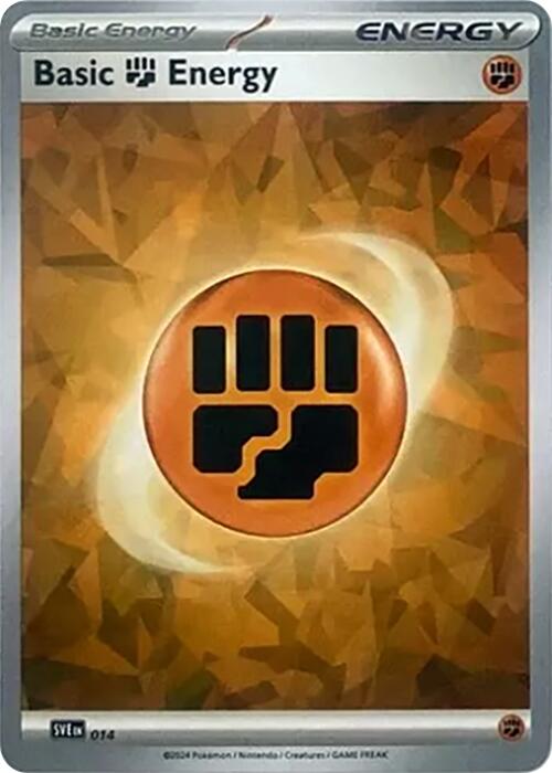 Basic Fighting Energy (014) (Cracked Ice Holo) [Scarlet & Violet: Stellar Crown] - The Mythic Store | 24h Order Processing