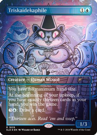 Triskaidekaphile (Rainbow Foil) (SLD-1829) - Secret Lair Drop Series Foil - The Mythic Store | 24h Order Processing