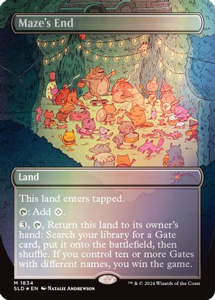 Maze's End (Rainbow Foil) (SLD-1834) - Secret Lair Drop Series Foil - The Mythic Store | 24h Order Processing