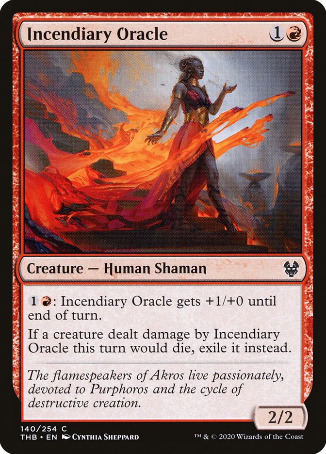 Incendiary Oracle [Theros Beyond Death] - The Mythic Store | 24h Order Processing