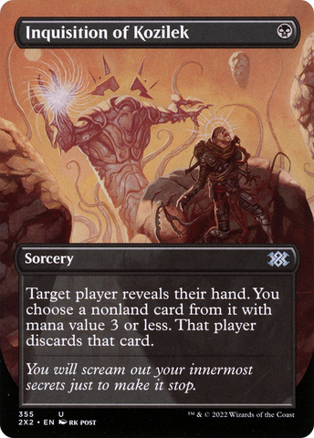 Inquisition of Kozilek (Borderless Alternate Art) [Double Masters 2022] - The Mythic Store | 24h Order Processing