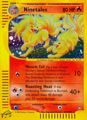 Ninetales (H19/H32) [Aquapolis] - The Mythic Store | 24h Order Processing