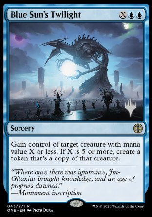 Blue Sun's Twilight (Promo Pack) [Phyrexia: All Will Be One Promos] - The Mythic Store | 24h Order Processing