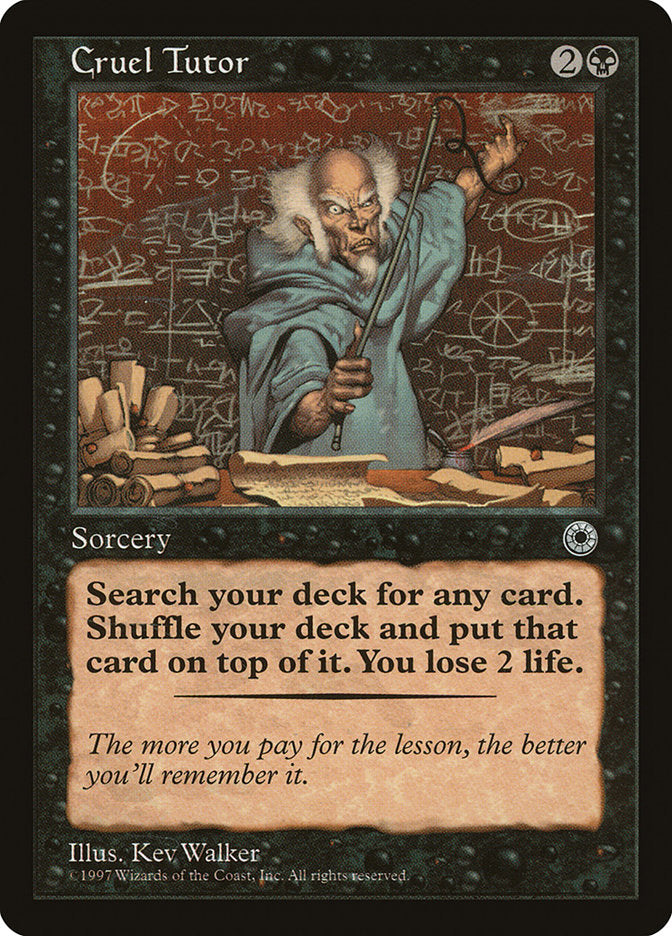 Cruel Tutor [Portal] - The Mythic Store | 24h Order Processing