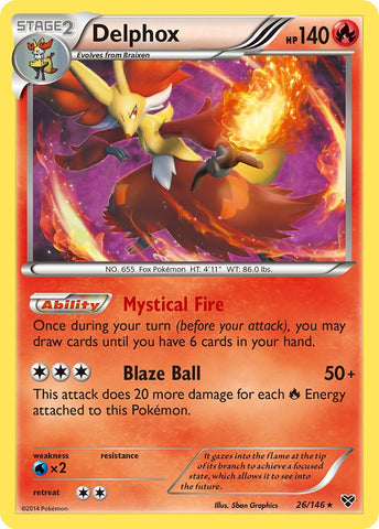 Delphox (26/146) (Theme Deck Exclusive) [XY: Base Set] - The Mythic Store | 24h Order Processing