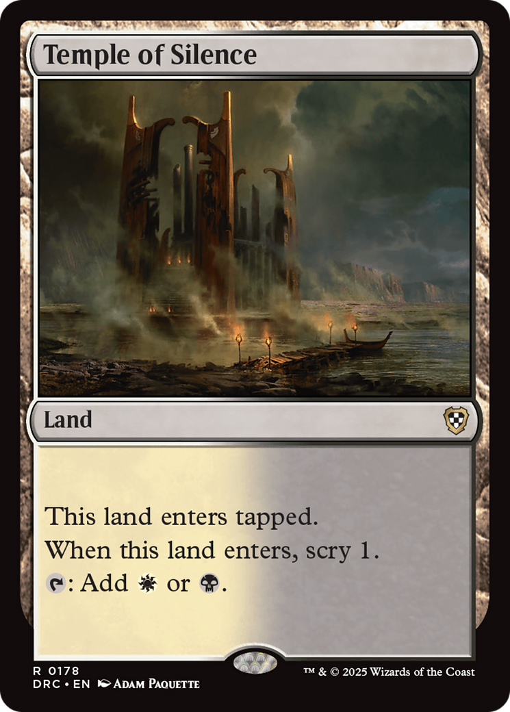Temple of Silence [Aetherdrift Commander] - The Mythic Store | 24h Order Processing