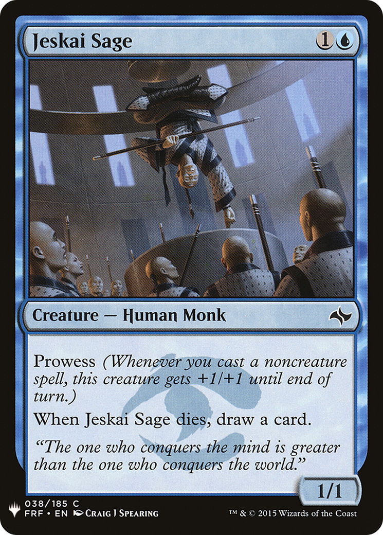 Jeskai Sage [Mystery Booster] - The Mythic Store | 24h Order Processing