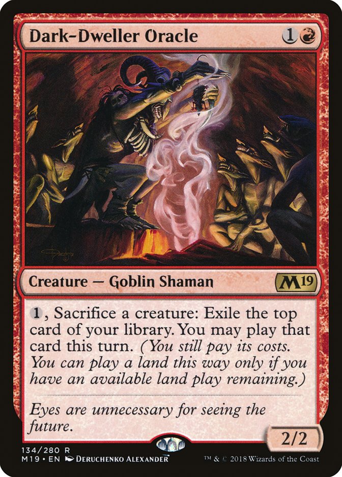 Dark-Dweller Oracle [Core Set 2019] - The Mythic Store | 24h Order Processing