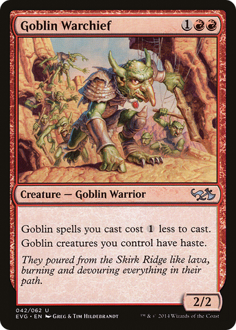 Goblin Warchief (Elves vs. Goblins) [Duel Decks Anthology] - The Mythic Store | 24h Order Processing