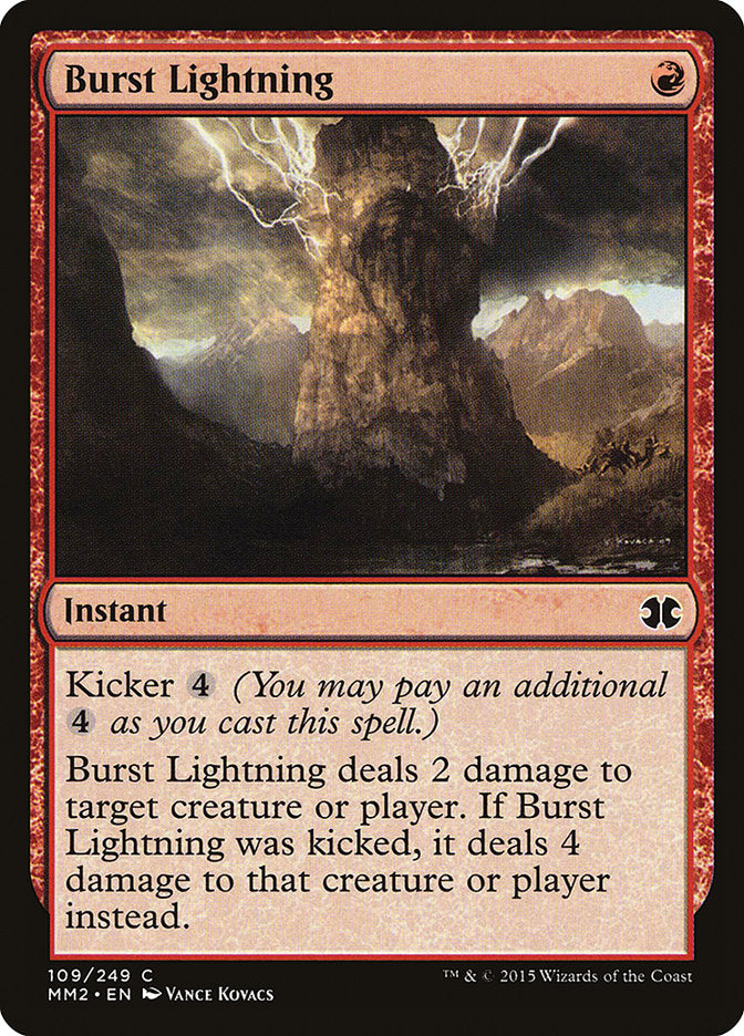 Burst Lightning [Modern Masters 2015] - The Mythic Store | 24h Order Processing