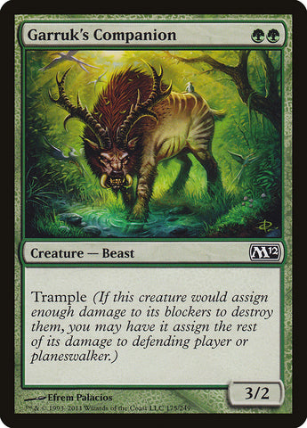 Garruk's Companion [Magic 2012] - The Mythic Store | 24h Order Processing
