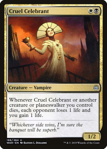 Cruel Celebrant [War of the Spark] - The Mythic Store | 24h Order Processing