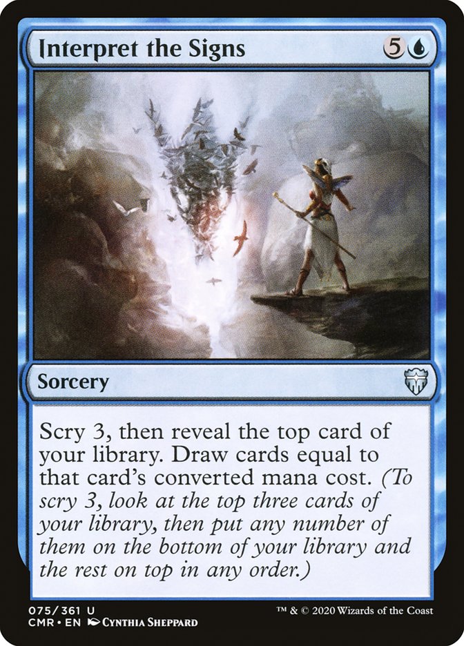 Interpret the Signs [Commander Legends] - The Mythic Store | 24h Order Processing