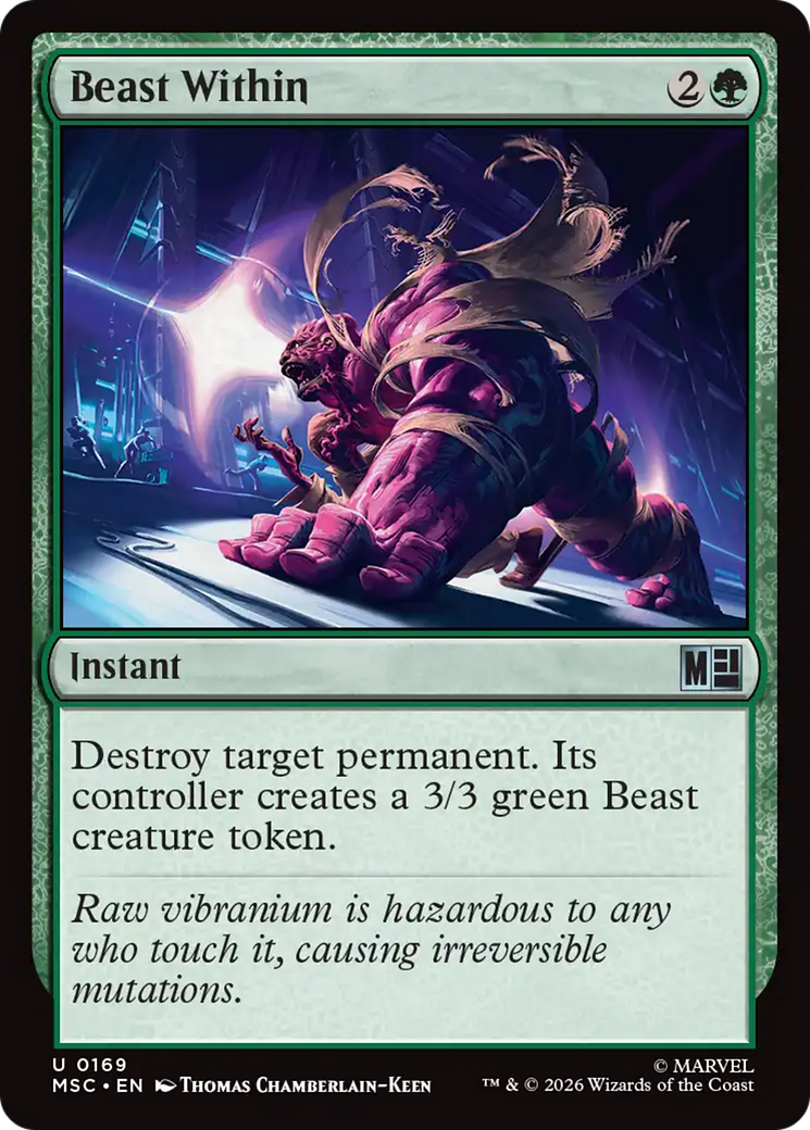 Beast Within (Surge Foil) [Marvel Super Heroes Commander] - The Mythic Store | 24h Order Processing