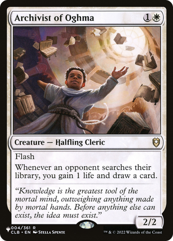 Archivist of Oghma [The List] - The Mythic Store | 24h Order Processing