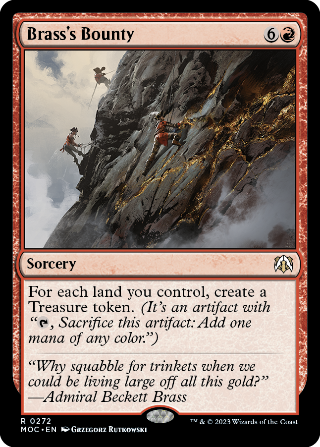 Brass's Bounty [March of the Machine Commander] - The Mythic Store | 24h Order Processing