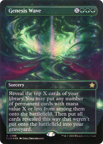 Genesis Wave (Borderless) (Mana Foil) [Foundations] - The Mythic Store | 24h Order Processing