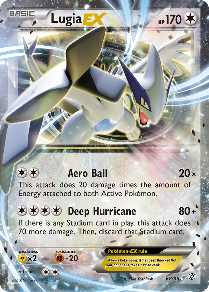 Lugia EX (68/98) [XY: Ancient Origins] - The Mythic Store | 24h Order Processing