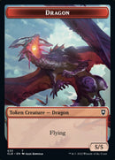 Gold // Dragon Double-Sided Token [Commander Legends: Battle for Baldur's Gate Tokens] - The Mythic Store | 24h Order Processing