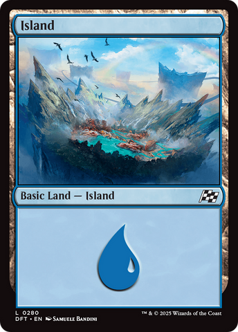 Island (0280) [Aetherdrift] - The Mythic Store | 24h Order Processing