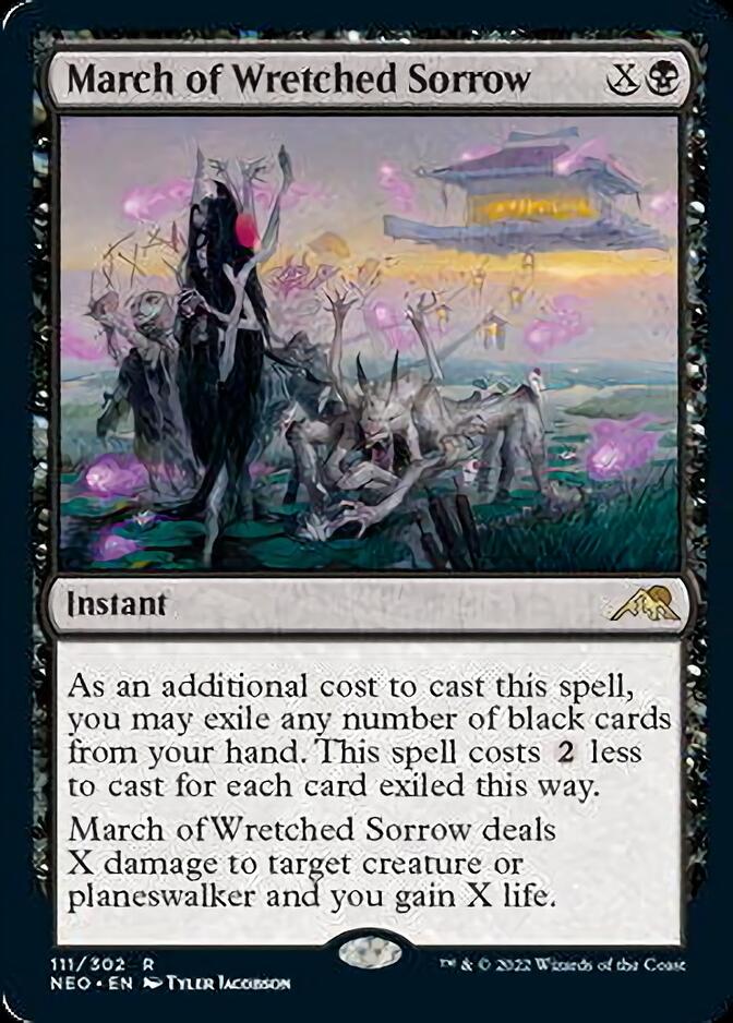 March of Wretched Sorrow [Kamigawa: Neon Dynasty] - The Mythic Store | 24h Order Processing