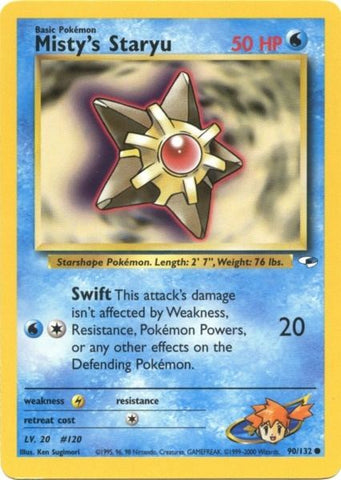 Misty's Staryu (90/132) [Gym Heroes Unlimited] - The Mythic Store | 24h Order Processing