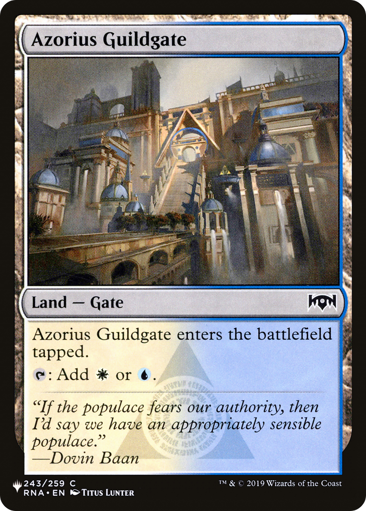 Azorius Guildgate [The List] - The Mythic Store | 24h Order Processing