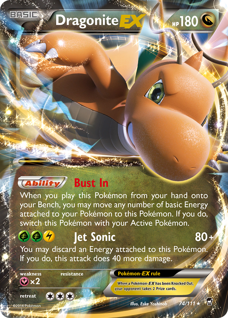 Dragonite EX (74/111) [XY: Furious Fists] - The Mythic Store | 24h Order Processing