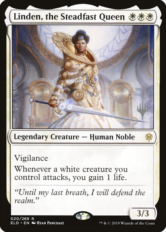 Linden, the Steadfast Queen (Promo Pack) [Throne of Eldraine Promos] - The Mythic Store | 24h Order Processing