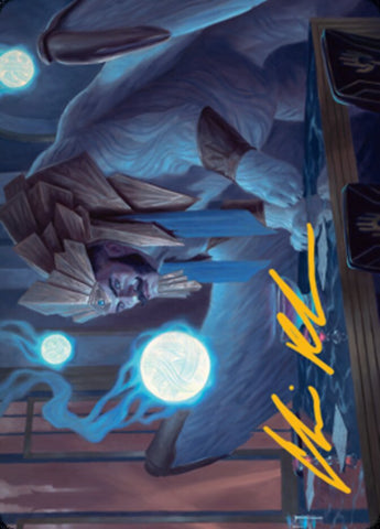 Tivit, Seller of Secrets Art Card (Gold-Stamped Signature) [Streets of New Capenna Art Series] - The Mythic Store | 24h Order Processing