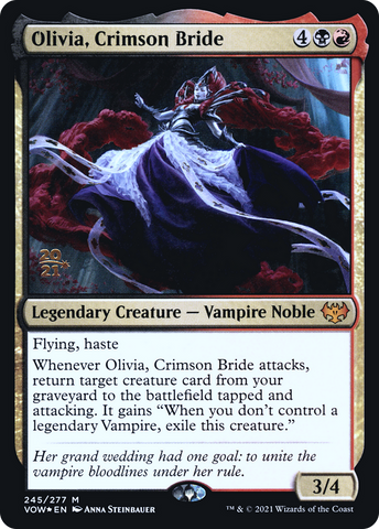 Olivia, Crimson Bride [Innistrad: Crimson Vow Prerelease Promos] - The Mythic Store | 24h Order Processing