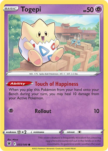 Togepi (055/189) [Sword & Shield: Astral Radiance] - The Mythic Store | 24h Order Processing