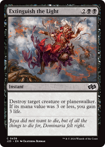 Extinguish the Light [Foundations Jumpstart] - The Mythic Store | 24h Order Processing