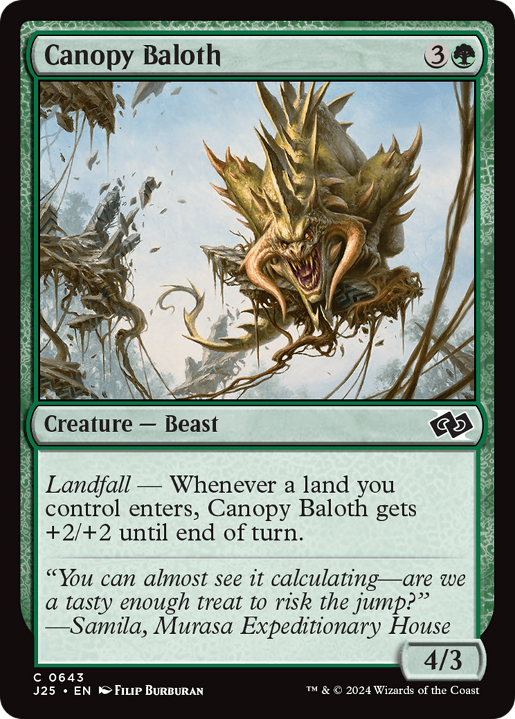 Canopy Baloth [Foundations Jumpstart] - The Mythic Store | 24h Order Processing