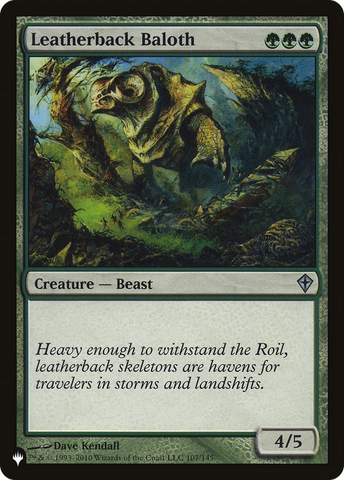 Leatherback Baloth [The List] - The Mythic Store | 24h Order Processing