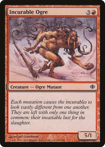 Incurable Ogre [Shards of Alara] - The Mythic Store | 24h Order Processing
