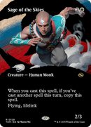Sage of the Skies (Borderless) [Tarkir: Dragonstorm] - The Mythic Store | 24h Order Processing