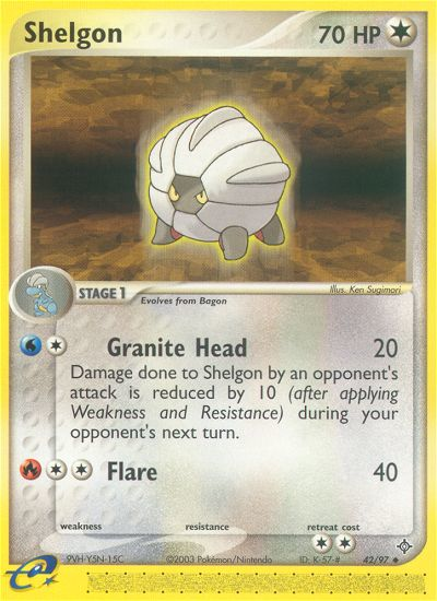 Shelgon (42/97) [EX: Dragon] - The Mythic Store | 24h Order Processing