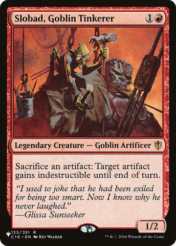 Slobad, Goblin Tinkerer [The List] - The Mythic Store | 24h Order Processing