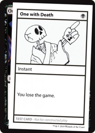 One with Death (2021 Edition) [Mystery Booster Playtest Cards] - The Mythic Store | 24h Order Processing