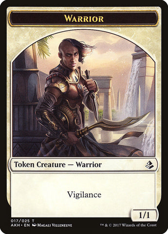 Warrior // Labyrinth Guardian Double-Sided Token [Amonkhet Tokens] - The Mythic Store | 24h Order Processing