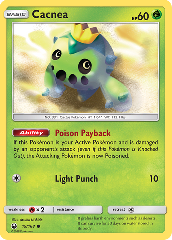 Cacnea (19/168) [Sun & Moon: Celestial Storm] - The Mythic Store | 24h Order Processing