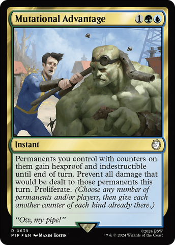 Mutational Advantage (Surge Foil) [Fallout] - The Mythic Store | 24h Order Processing