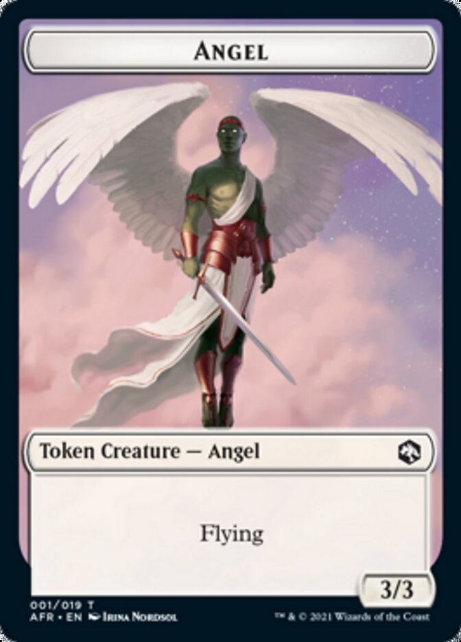 Treasure // Angel Double-Sided Token [Dungeons & Dragons: Adventures in the Forgotten Realms Tokens] - The Mythic Store | 24h Order Processing