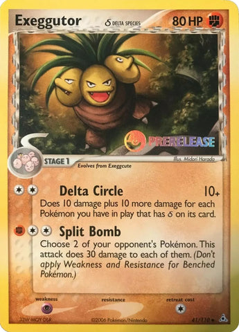 Exeggutor (41/110) (Prerelease) [EX: Holon Phantoms] - The Mythic Store | 24h Order Processing