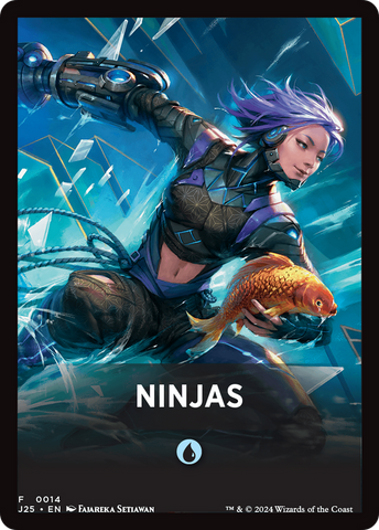 Ninjas Theme Card [Foundations Jumpstart Front Cards] - The Mythic Store | 24h Order Processing