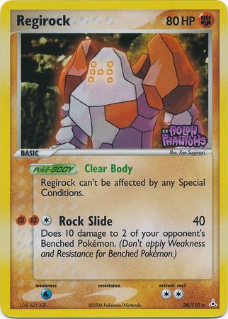 Regirock (28/110) (Stamped) [EX: Holon Phantoms] - The Mythic Store | 24h Order Processing