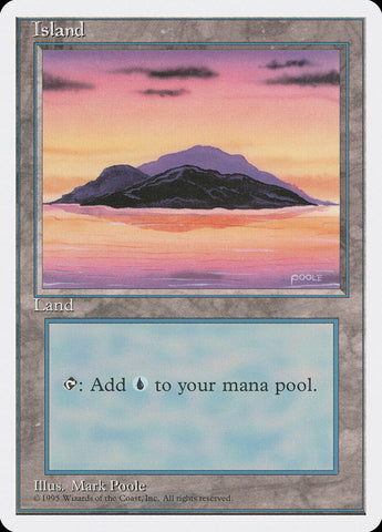 Island (Sunset / Signature on Right) [Fourth Edition] - The Mythic Store | 24h Order Processing