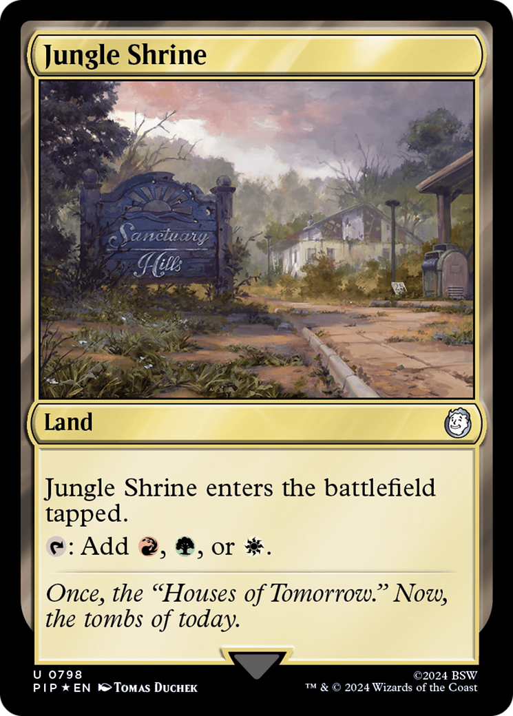 Jungle Shrine (Surge Foil) [Fallout] - The Mythic Store | 24h Order Processing