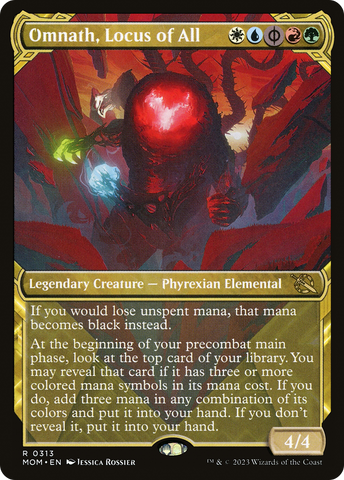 Omnath, Locus of All (Showcase Planar Booster Fun) [March of the Machine] - The Mythic Store | 24h Order Processing